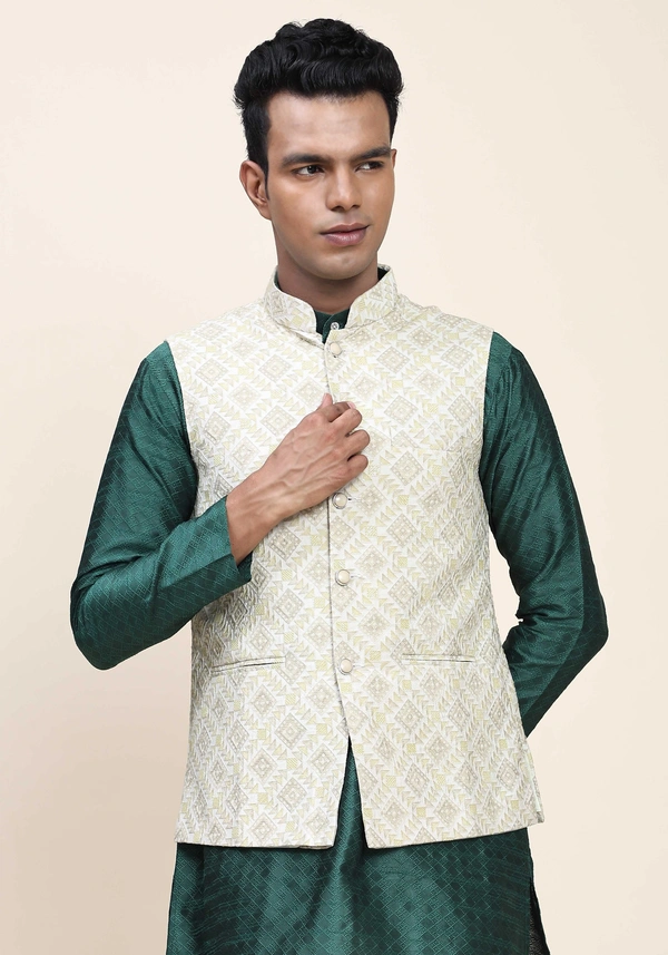 Nehru Jacket With Exquisite Embellishments ( indiamarketto )
