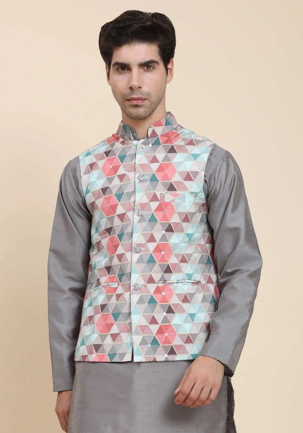 Style With Embroidery Craftsmanship Modi Jacket ( indiamarketto )