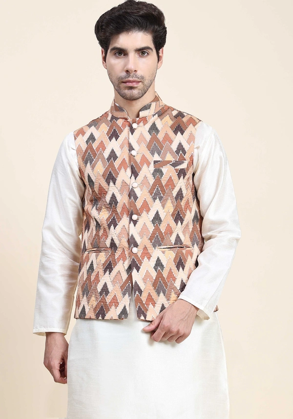 Show Richness In Detailed Fancywork Modi Jacket ( indiamarketto )