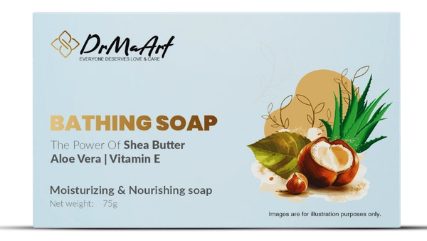 SHEA BUTTER BATHING SOAP 75G - 0.5