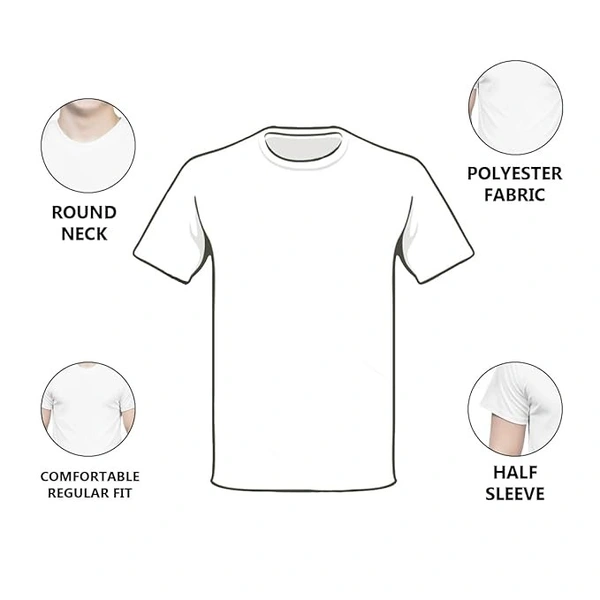 IMT Holi t-Shirt for Family|Regular |Dry fit|Happy Holi Printed| Half Sleeves t-Shirt for Holi White