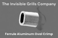 2.5mm Ferrule Aluminum Oval Crimp