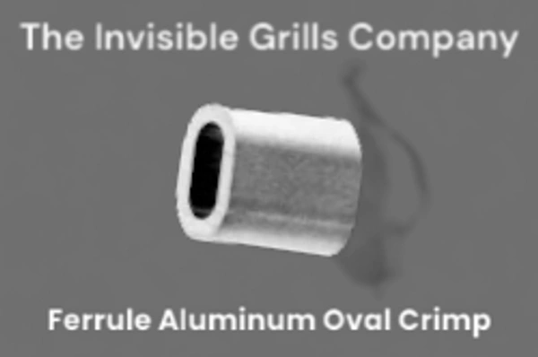 2.5mm Ferrule Aluminum Oval Crimp