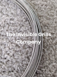 Mirowawa  Invisible Grills Cable Wire Rope 2 MM Nylon Coated Cables SS316 (7×7) with Nylon Coating 1000 Metres Roll