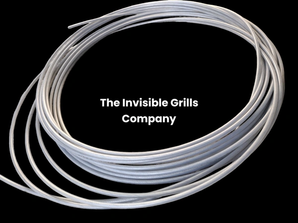 Mirowawa  2.5*( 7×7) Invisible Grill Cable Wire Rope 2.5 MM SS316 Stainless Steel with Nylon Coating 1000 Metres Roll