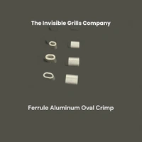 2.5mm Ferrule Aluminum Oval Crimp