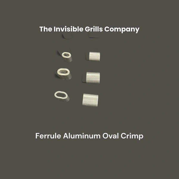2.5mm Ferrule Aluminum Oval Crimp