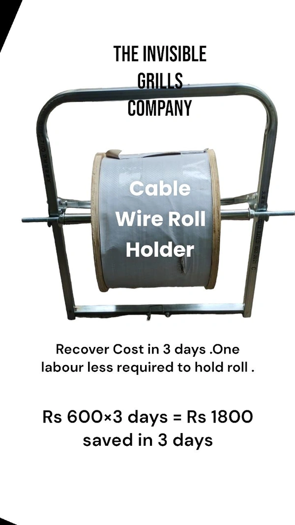 Wire Roll Holder Invisible Grills Cable Wire Rope holder 