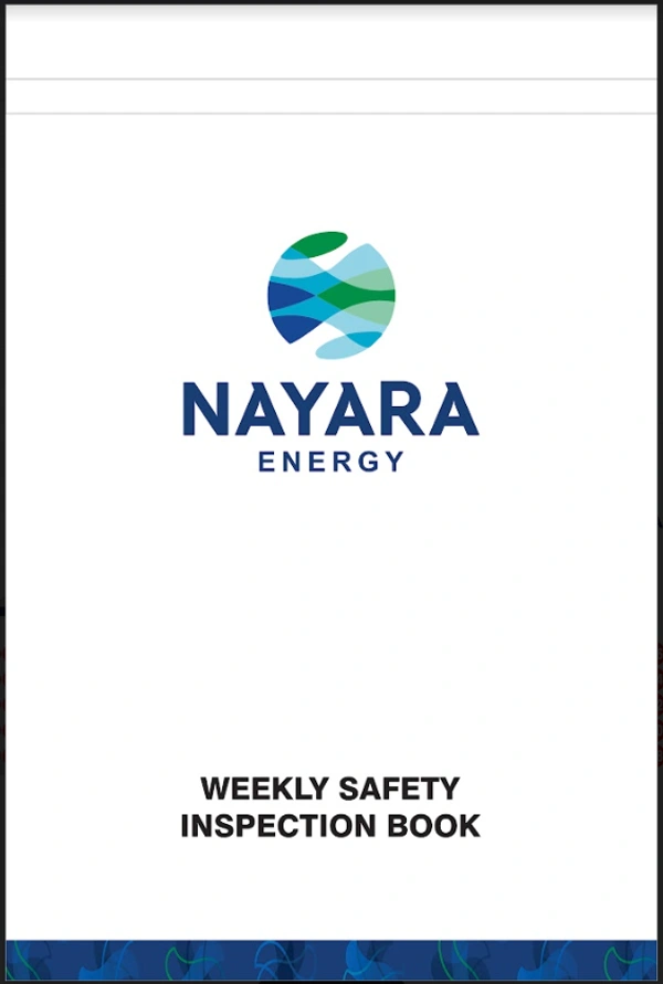 Nayara Weekly Safety Inspection Book