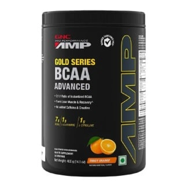 GNC  Bcaa Advanced - 400gm, Orange, 30