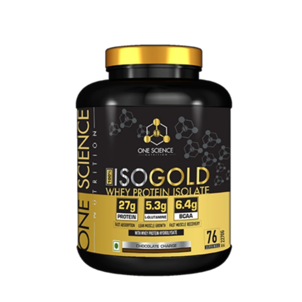 One Science Nutrition  Iso Gold Whey Protein Isolate  - 5lb, 76