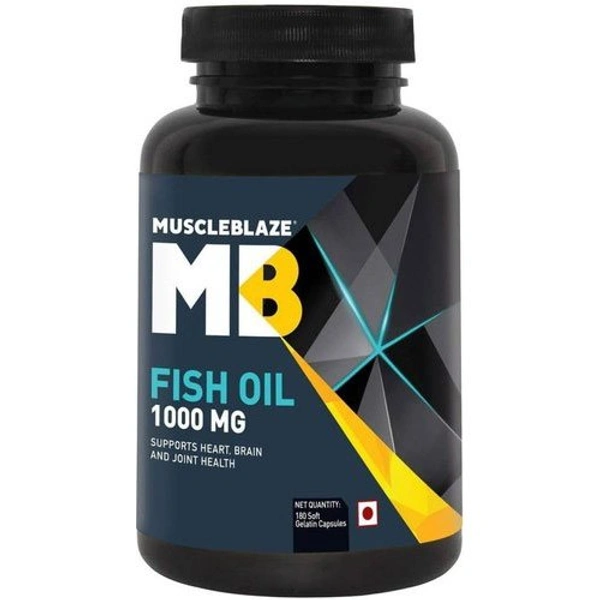 Muscleblaze  MB Fish Oil / Omega-3  - 60 Soft Gelatin Capsules