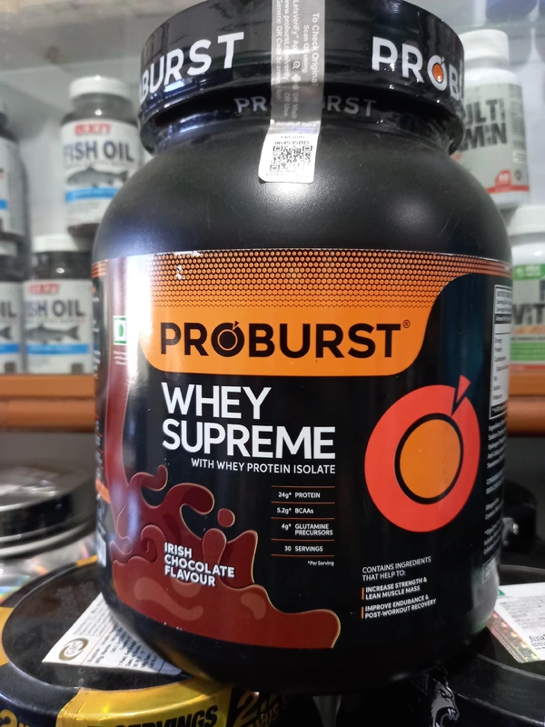 Proburst  Whey Supreme  - 1kg, Irish Chocolate, 28