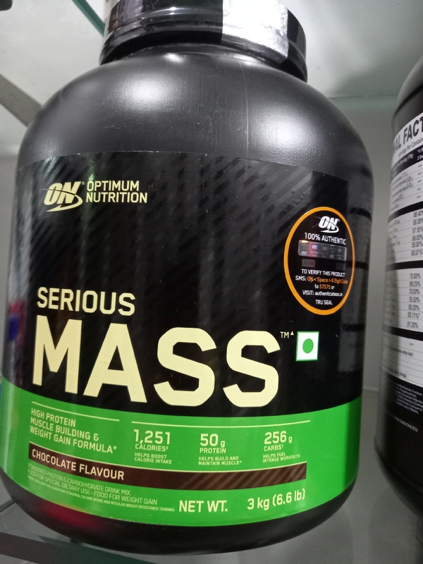 Optimum Nutrtion  ON SERIOUS MASS - 3kg, Chocolate