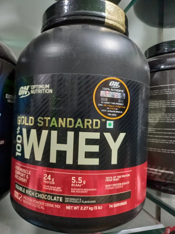 Optimum Nutrition  On Gold Standard  - 2.27kg, Double Rich Chocolate, 74