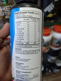 BPI SPORTS  L-CARNITINE 3000mg - Lychee Slush Splash, 30, 450ml