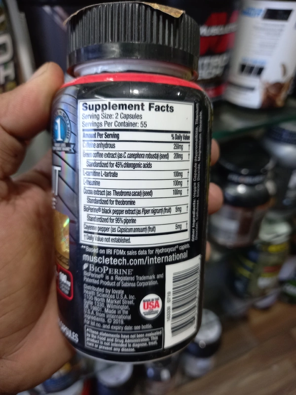 Muscletech  Hydroxycut Hardcore Elite  - 55, 110 Capsules