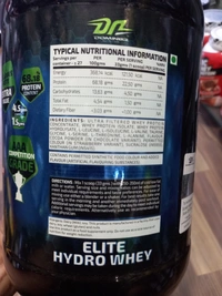 Domin8r  Elite Hydro Whey - 2lbs, Swiss Milk Chocolate, 27