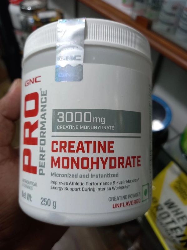 GNC Creatine Monohydrate 3000mg - Unflavoured, 83, 250gm