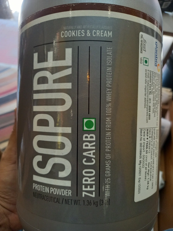 Isopure Zero Carb - 46, 1.36