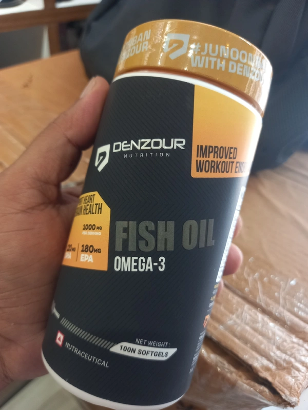Denzour Nutrition  Fish Oil Omega-3  - 100 Softgel Capsules