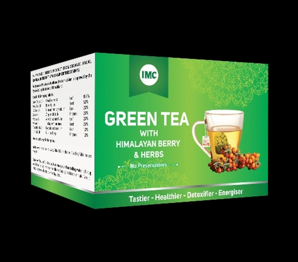 GREEN TEA WITH HIMALAYAN BERRY AND HERBS - 20 Pouches, 40