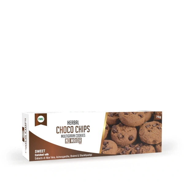HERBAL CHOCO CHIPS MULTIGRAIN COOKIES - 10