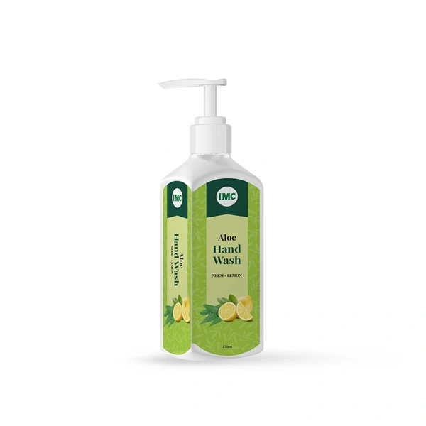 ALOE HAND WASH WITH NEEM AND LEMON - 250 ML, 35
