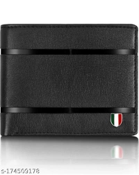Latest Men Fashionable Brown wallet 3 Card slot - Blue