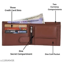 CANYON HB-Beige Men's Stylish PU Leather Wallet