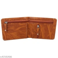 Stylish Men Tan Loscco Two Fold leather wallet 