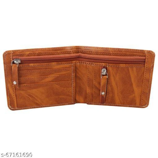 Stylish Men Tan Loscco Two Fold leather wallet 