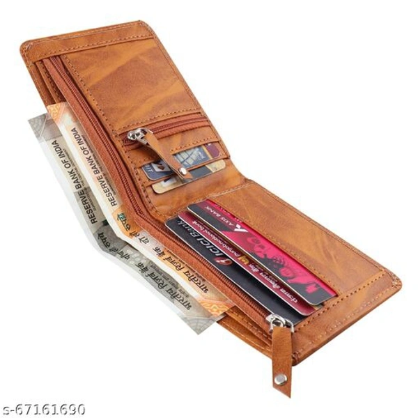 Stylish Men Tan Loscco Two Fold leather wallet 