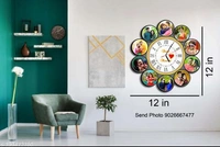 Wall Clock Photo Frame For Wedding Anniversay Birthday Photo Gift Size 12x12 in