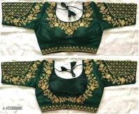 WOMAN EMBRODERY WORK FREE SIZE BLOUSE BY Shastashopping  - Free Size