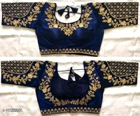 WOMAN EMBRODERY WORK FREE SIZE BLOUSE BY Shastashopping  - 38