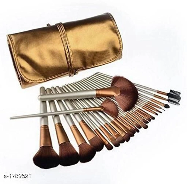 Makeup Brush Set (Set of 24 brushes ) - Golden