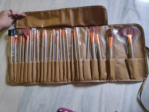 Makeup Brush Set (Set of 24 brushes ) - Golden