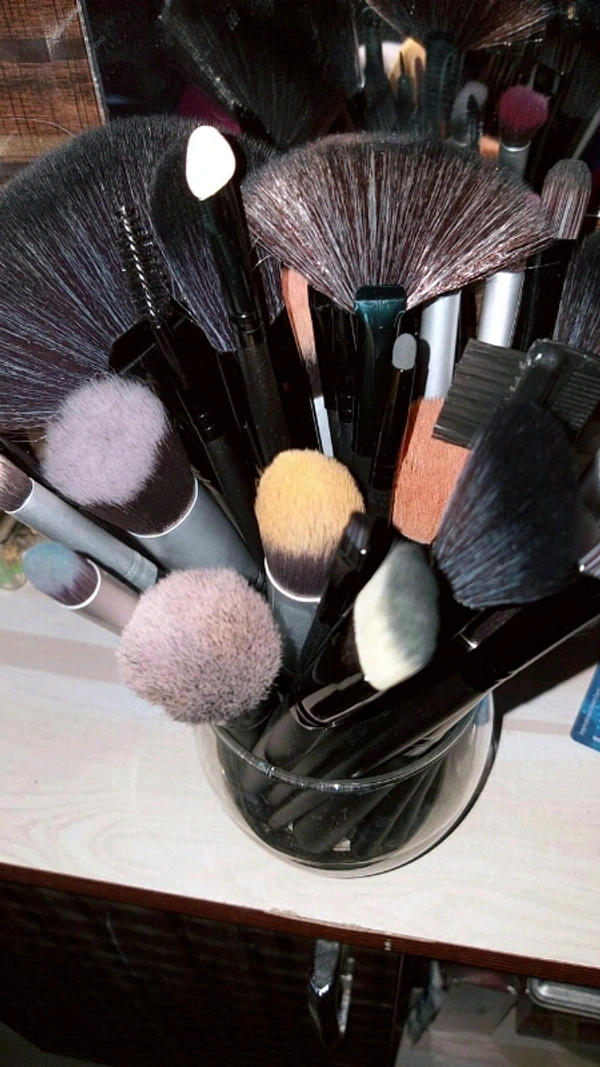 Makeup Brush Set (Set of 24 brushes ) - Black