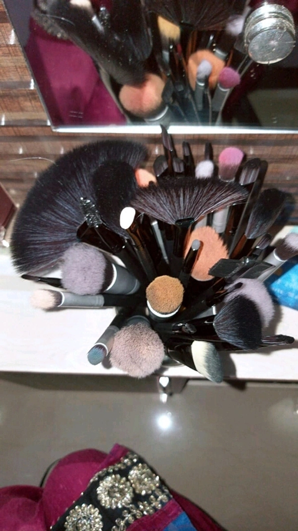 Makeup Brush Set (Set of 24 brushes ) - Black