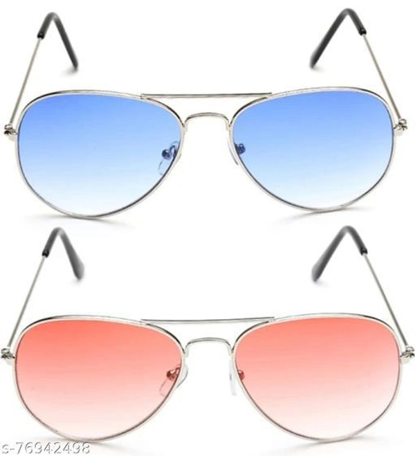 Casual Unique Men Sunglasses(Combo Of 2)