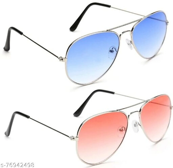 Casual Unique Men Sunglasses(Combo Of 2)