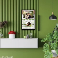 FLASHING CLICK 2023 Calendar Customized Wall Hanging Calendar Laminated for Family | Friends - Free Size
