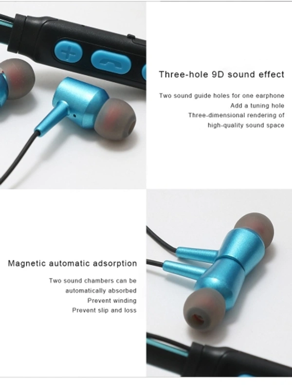 bluetooth headset B11-K1 combo bluetooth earphone Bluetooth Headset - Black