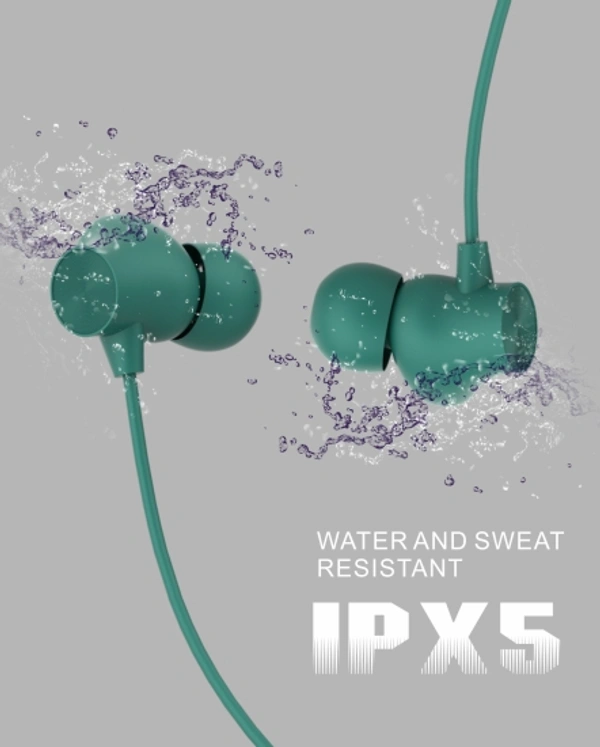 Trendy E60 Wireless with Fast Charge, 30 Hrs Battery Life, Earphones with mic Bluetooth Headset - Green Colour
