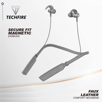 Fire 500v2 Neckband hi-bass Wireless Bluetooth headphone Bluetooth Headset - Gray
