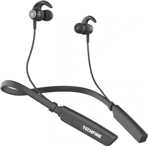 Fire 500v2 Neckband hi-bass Wireless Bluetooth headphone Bluetooth Headset - Black