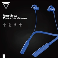 Fire 500v2 Neckband hi-bass Wireless Bluetooth headphone Bluetooth Headset - Blue