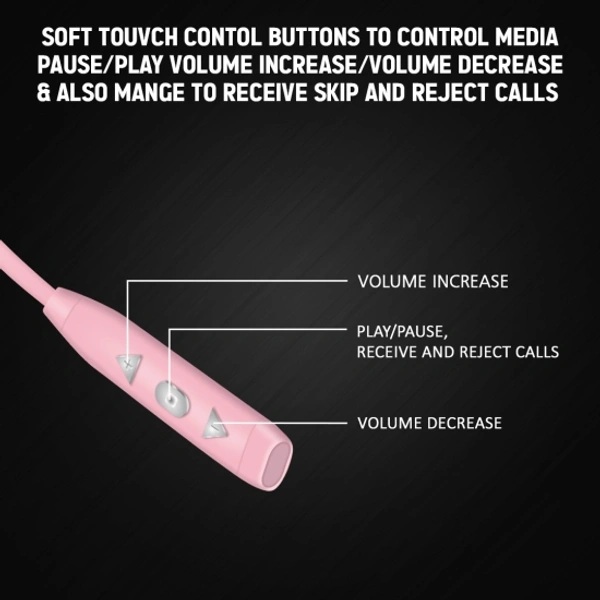 BEPRO Pantone Series" to "Pantone Series with 30hrs Nonstop Playback Bluetooth Headphon - Pink