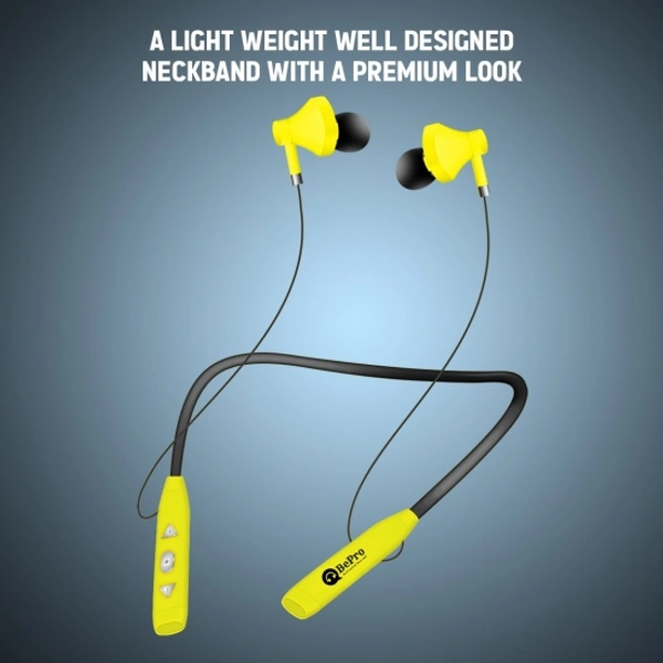 BEPRO Pantone Series" to "Pantone Series with 30hrs Nonstop Playback Bluetooth Headphon - Yellow